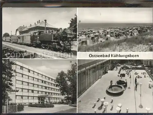 Eisenbahn Ostsee Kuehlungsborn Strand  / Eisenbahn /