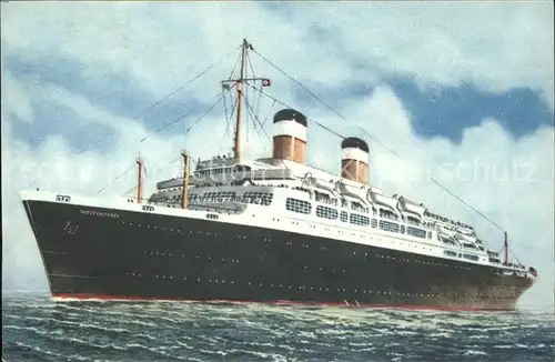 Dampfer Oceanliner S.S. Indipendence  / Schiffe /