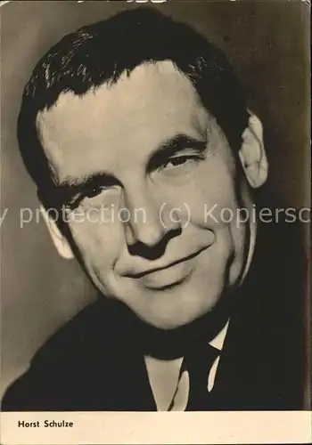 Schauspieler Horst Schulze  / Kino und Film /