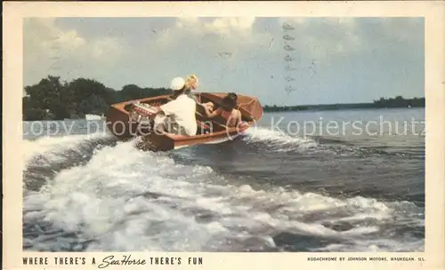 Motorboote Seahorse Carl W. Bush Co. Newmark New Jersey  / Schiffe /