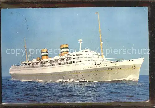 Dampfer Oceanliner S.S. Nieuw Amsterdam  / Schiffe /