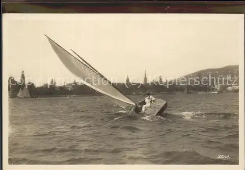 Segelboote Zuerich Photoglob  / Schiffe /