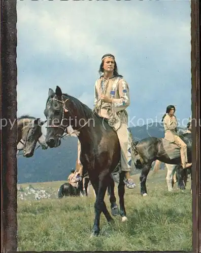 Schauspieler Pierre Brice Winnetou Teil II Pferde / Kino und Film /