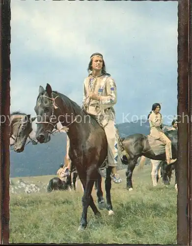 Schauspieler Pierre Brice Winnetou Teil II Pferd / Kino und Film /