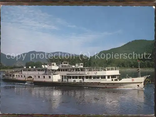 Dampfer Seitenrad MFS Stadt Passau Donau / Schiffe /