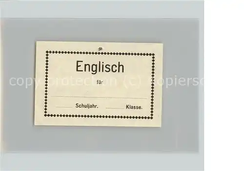 Schule Englisch  / Kinder /