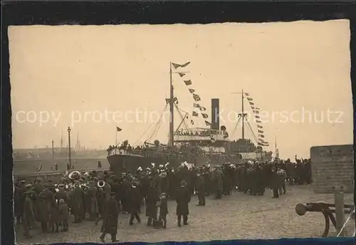 Dampfer Oceanliner Heimkehrschiff / Schiffe /