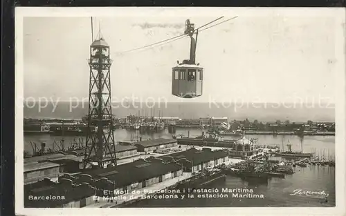 Seilbahn Maritima Barcelona / Bahnen /