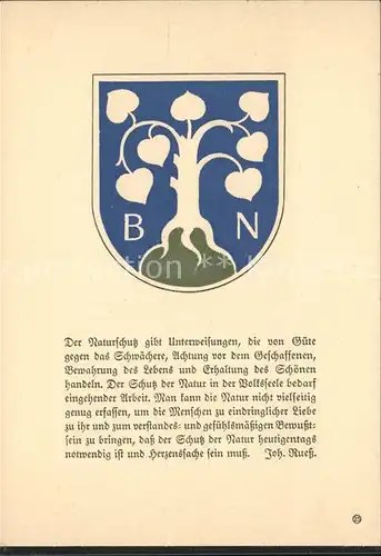 Natur Naturschutz Wappen Bayern Werbung / Natur /