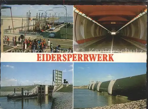 Staudamm Pumpspeicherkraftwerk Eidersperrwerk Hundeknoell Dithmarschen / Gebaeude /