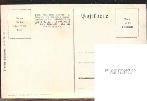 Liederkarte Jugendzeit Freuden Filia hofpitalis Schulverein 1880 / Musik /