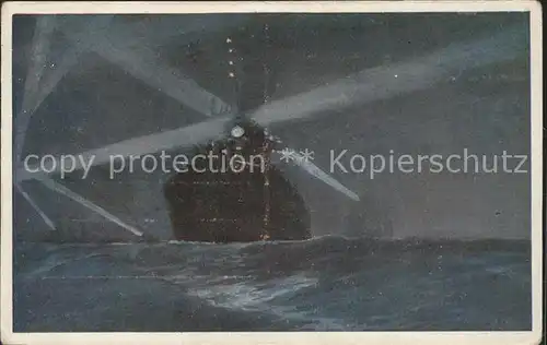 Dampfer Oceanliner Kuenstlerkarte / Schiffe /