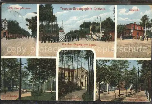 Truppenuebungsplaetze Torwache Eingang Lager Koenig Georg-Strasse / Militaria /