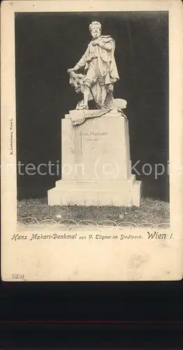 Denkmal Hans Makart Stadtpark Wien  / Denkmaeler /