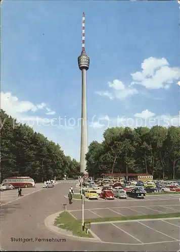 Funkturm Stuttgart Fernsehturm  Kat. Bruecken