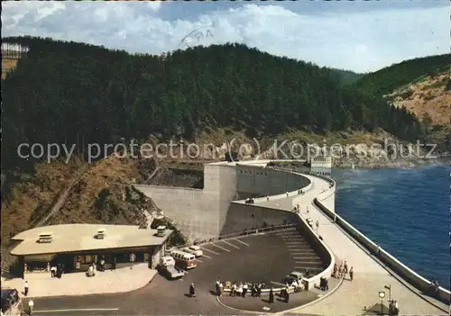 Staudamm Pumpspeicherkraftwerk Okertalsperrmauer Goslar  Kat. Gebaeude