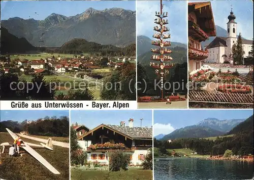 Segelflug Unterwoessen im Achental Geigelstein Kat. Flug