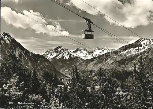 Seilbahn Nebelhornbahn / Bahnen /