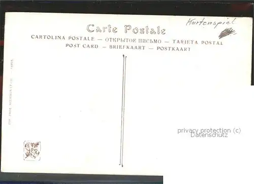 Kartenspiel Verlag Salon de Paris Nr. 172 Albert Guillaume Kat. Spiel