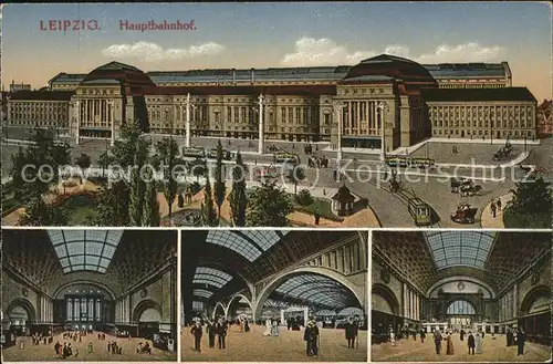 Strassenbahn Leipzig Hauptbahnhof Kat. Strassenbahn