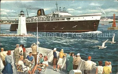 Dampfer Oceanliner Badger Ludington Michigan Wisconsin Milwaukee Kat. Schiffe