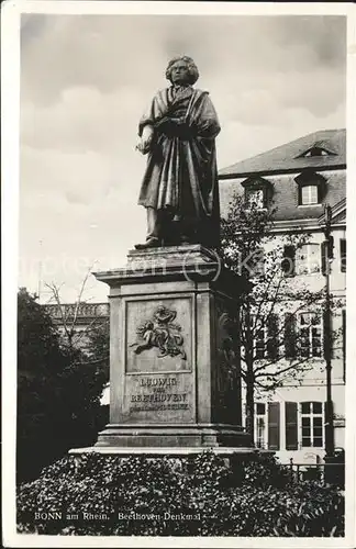 Beethoven Denkmal Bonn am Rhein Kat. Persoenlichkeiten