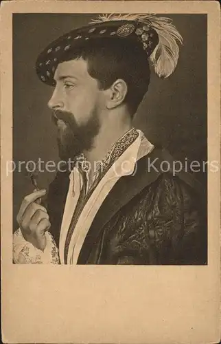 Persoenlichkeiten Sir George of Cornwall Hans Holbein  Kat. Persoenlichkeiten