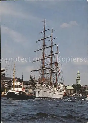Segelschiffe Dreimastbark Sagres Hamburg Hafen  Kat. Schiffe