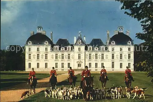 Jagd Hunde Pferde Chateau de Cheverny  Kat. Sport