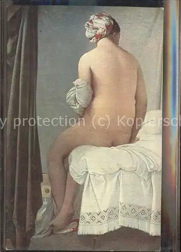 Erotik Frau Kuenstlerkarte J. Ingres Nr. 1209 Kat. Schoene Kuenste