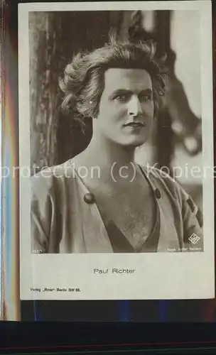 Verlag Ross Nr. 992 1 Paul Richter  Kat. Kino und Film