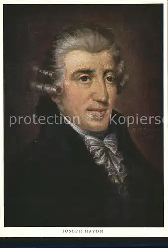 Persoenlichkeiten Joseph Haydn Kuenstlerkarte A. Schindler  Nr. 7073 Ackermanns Sammlerband Nr. 2 Kat. Persoenlichkeiten