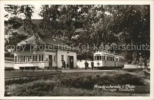 Strassenbahn Friedrichroda Thueringer Waldbahn  Kat. Strassenbahn