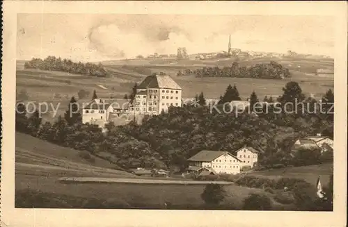 Freyung Schloss Wolfstein mit Kreuzberg Kat. Freyung