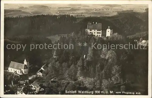 Wolfegg Schloss Waldburg Fliegeraufnahme Kat. Wolfegg