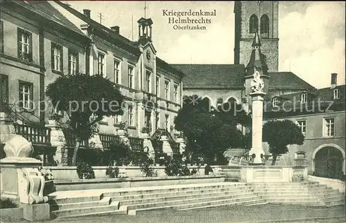 Helmbrechts Oberfranken Kriegerdenkmal Kat. Helmbrechts