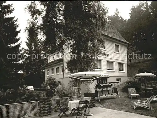 Altenau Harz Haus Bergfrieden Kat. Altenau