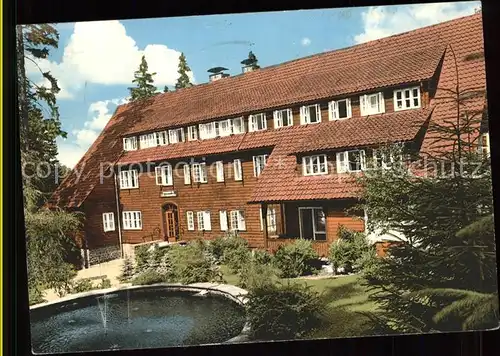 Altenau Harz VW Erholungsheim Gartenteich Kat. Altenau