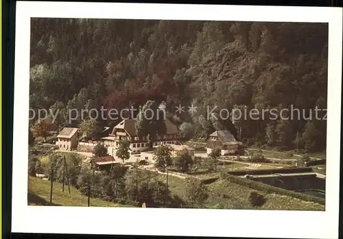 Todtnau Hotel Waldeck Schwarzwald Kat. Todtnau