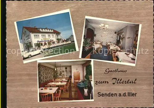 Senden Iller Gasthaus zum Illertal Restaurant Kat. Senden