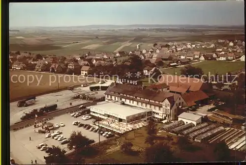 Dornstadt Wuerttemberg Rasthaus Fliegeraufnahme Kat. Dornstadt