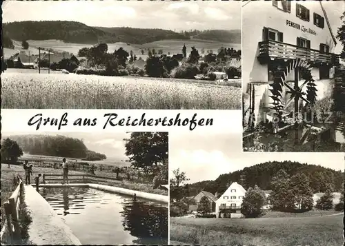 dd49632 Reichertshofen Schwabmuenchen Pension Zur Muehle Wasserrad Kategorie. Mittelneufnach Alte Ansichtskarten
