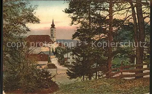 Schaeftlarn Blick auf das Kloster Kat. Schaeftlarn