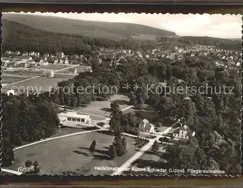 Schieder Luftkurort Fliegeraufnahme Kat. Schieder Schwalenberg