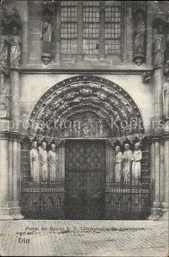 Trier Portal Liebfrauenkirche St. Laurentius Kat. Trier