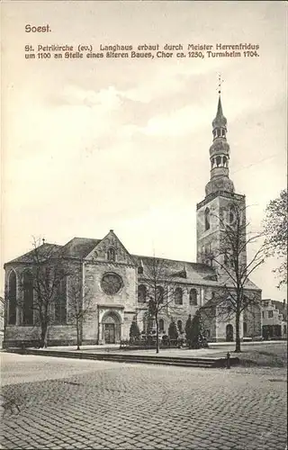 Soest Arnsberg St. Petrikirche Langhaus Meister Herrenfridus / Soest /Soest LKR