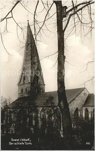 Soest Arnsberg Der schiefe Turm / Soest /Soest LKR