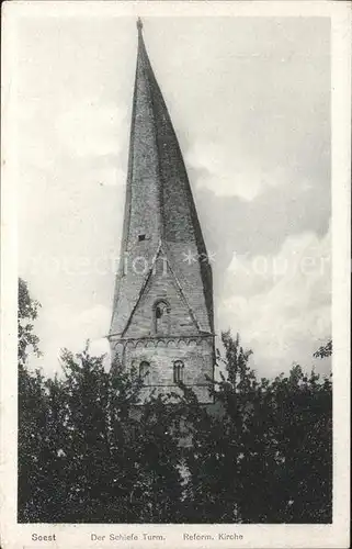 Soest Arnsberg Der schiefe Turm  / Soest /Soest LKR