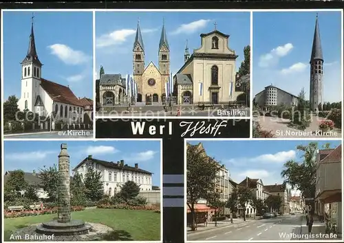 Werl Westfalen Basilika Walburgisstrasse St. Norbert-Kirche / Werl /Soest LKR