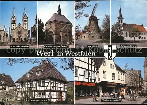 Werl Westfalen Alte Muehle Nikolaus-Vikarie Walburgisstrasse  / Werl /Soest LKR
